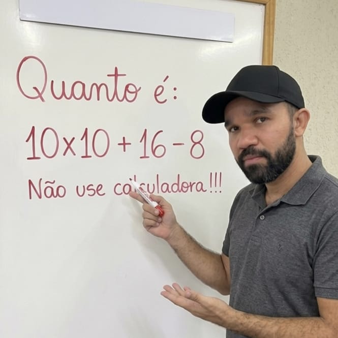 Quanto é 10×10+16-8? Entenda a ordem correta para resolver esta expressão