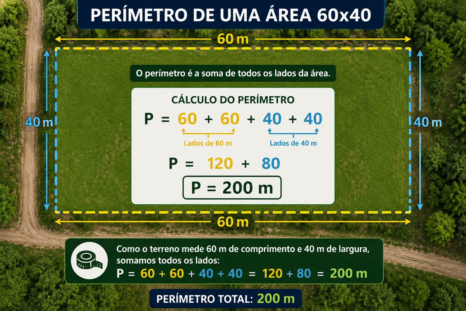 O que é Perímetro e como calcular? Aprenda de forma simples!
